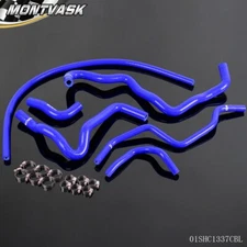 Silicone Radiator Hose Clamps Kit Fit For 2001-2005 Honda Civic D17 1.7L Blue