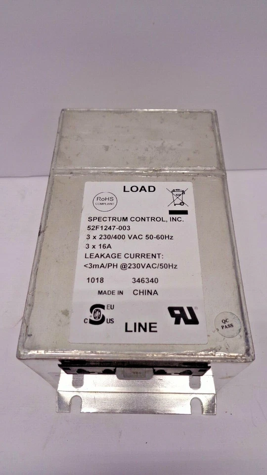 SPECTRUM CONTROL 52F1247-003 3X 230/400 VAC 50/60 Hz 3X 16 A - Image 4 of 4