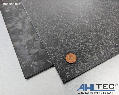 Forged Carbon grob Platte 1mm / CFK chopped crushed Carbon - Bild 6 von 8