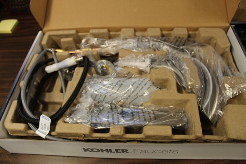 Kohler K-R29670-SD-VS Linwood Küchenwasserhahn - Ausziehbarer Auslauf, Lebendiger Edelstahl