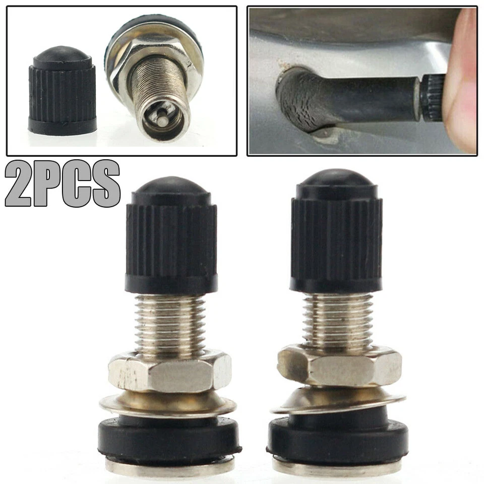 2x Tyre Valve Bolt In Stem To Fit Any Kinds Of Cars Motorcycles Bicycle - Image 3 of 4