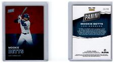 2022 Panini National Silver Pack Red Parallel Mookie Betts Dodgers 24/99