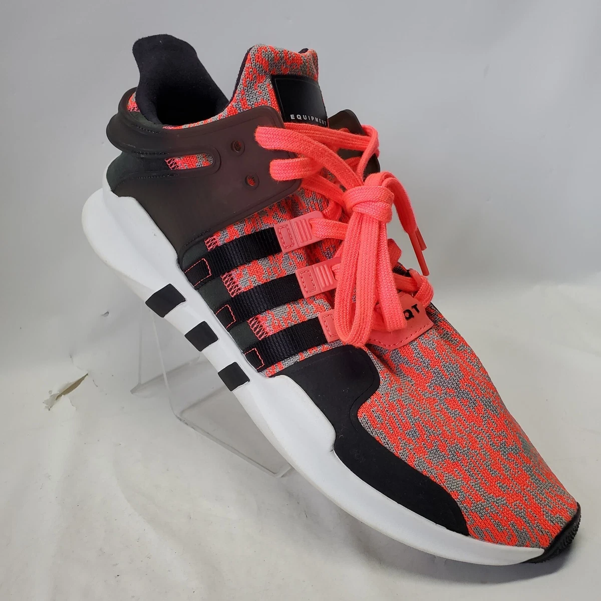 ADIDAS Support ADV Running Shoes Size 12 Black Pink White EQT Mens |