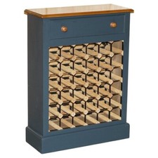 SCHÖNES AUFGEARBEITETES & LACKIERTES 36 FLASCHEN WEIN SEKT REGAL SIDEBOARD MIT SCHUBLADE