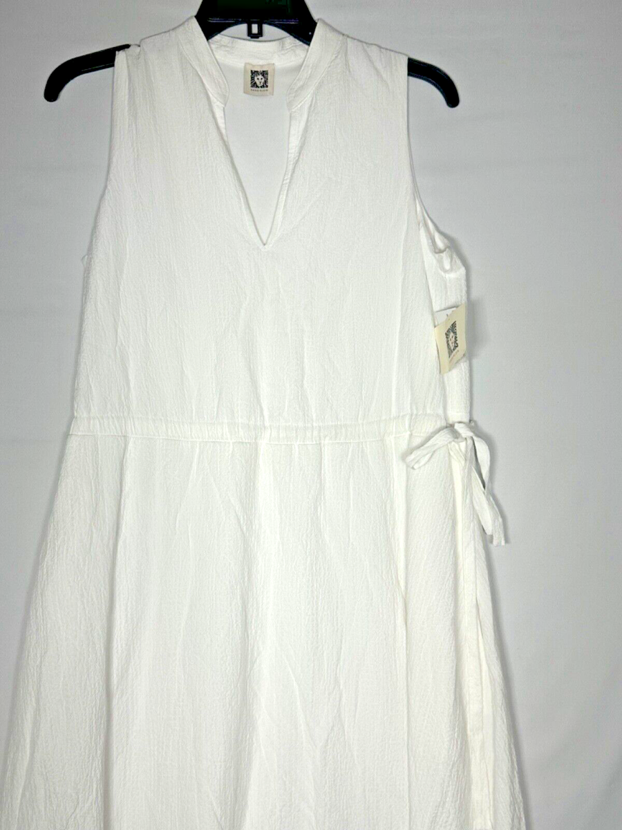 white dress formal midi White V-Neck Long Sleeve Fit & Flare Midi Dress main image 1