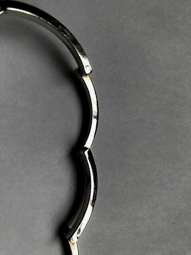O.P. Orlandini Uno A Erre 925 Silver Necklace Italy - Picture 8 of 8