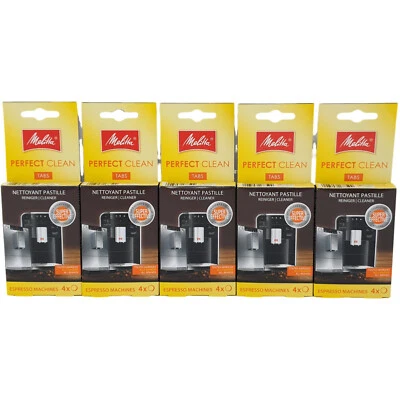 Melitta 6762481 Reinigungstabletten 5x 4 Perfect Clean Tabs Espressomaschine