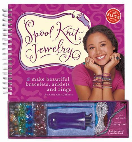 KLUTZ Spool Knit Jewelry Make Beautiful Bracelets, Anklets and Rings - Afbeelding 1 van 1