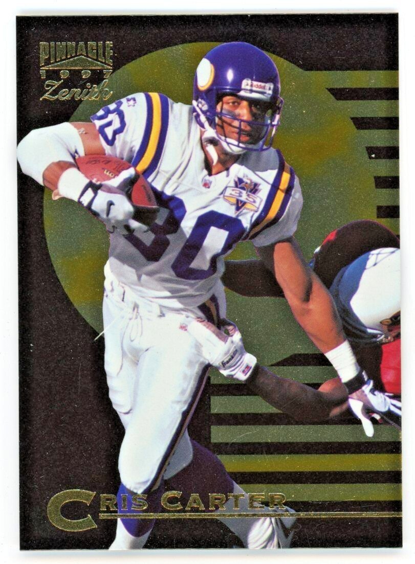 1997 Pinnacle Zenith Cris Carter Card #39 HOF