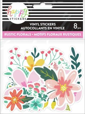 The Happy Planner, Vinyl Stickers - Rustic Florals  NEW