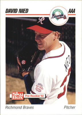 1992 SkyBox AAA #200 David Nied 