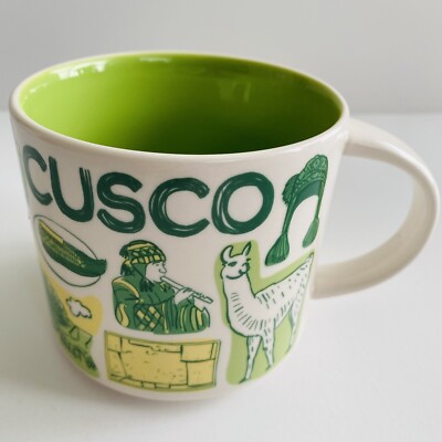 Starbucks Been There Series Cusco Peru Mug - Machu Picchu Collectible Cup 14 oz