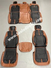 Katzkin 2021-23 Ford F150 Xlt Stx Supercrew Mahogany Black Leather Seat Covers