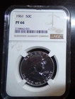 1961 Proof Franklin Silver Half Dollar 50C NGC PF66 LF50~38,39