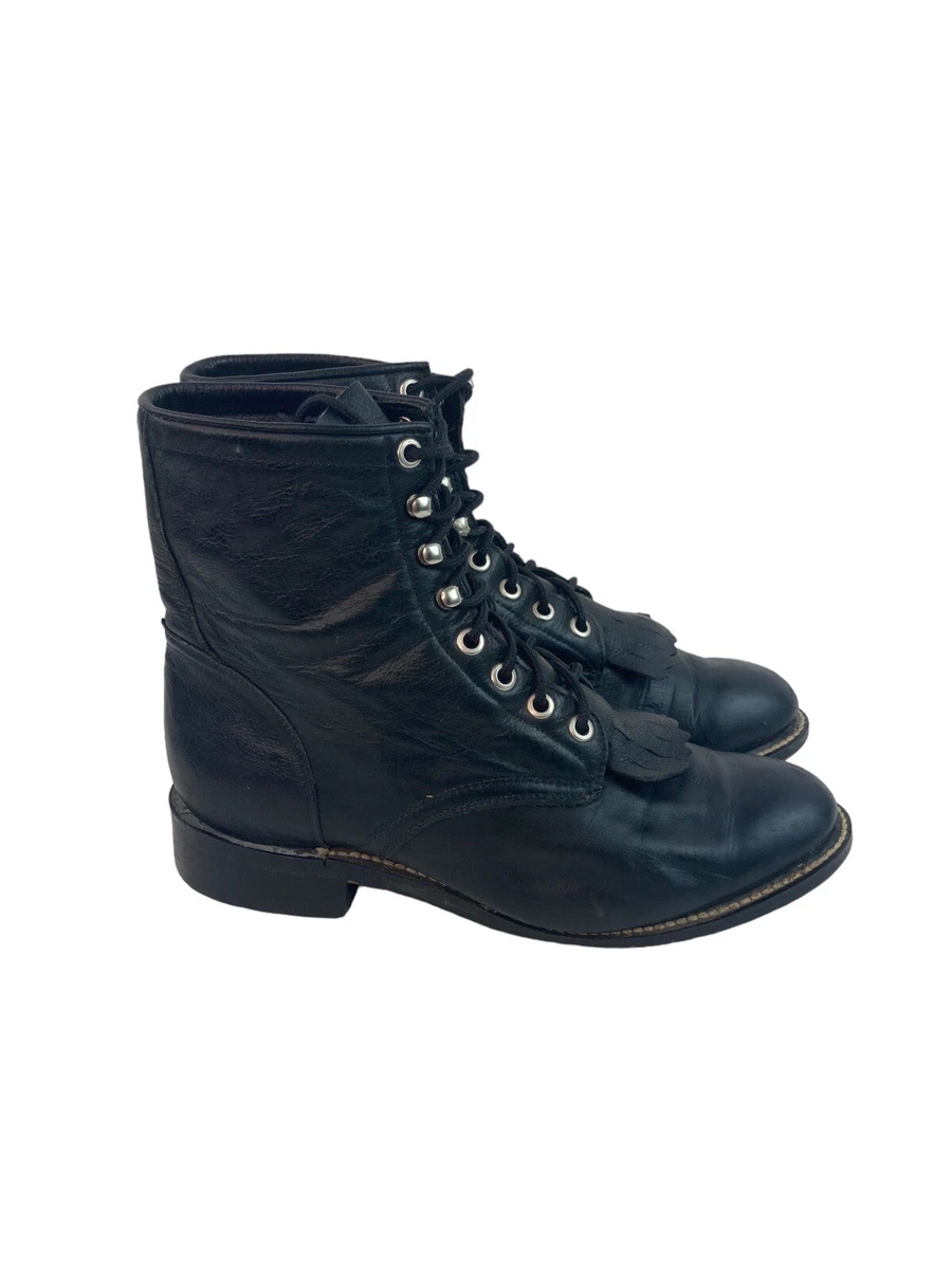 Lace up tassle boot sale