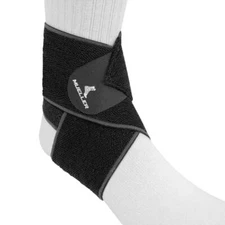 Mueller Easy Grip Ankle Support Wrap, Black, OSFM