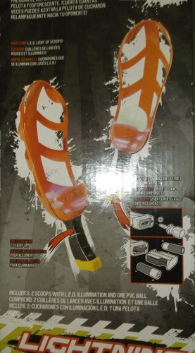 NERF LIGHTNING SCOOP TOSS GAME ORANGE NERF SPORTS HASBRO PERPETUAL PLAY NEW - Picture 9 of 11