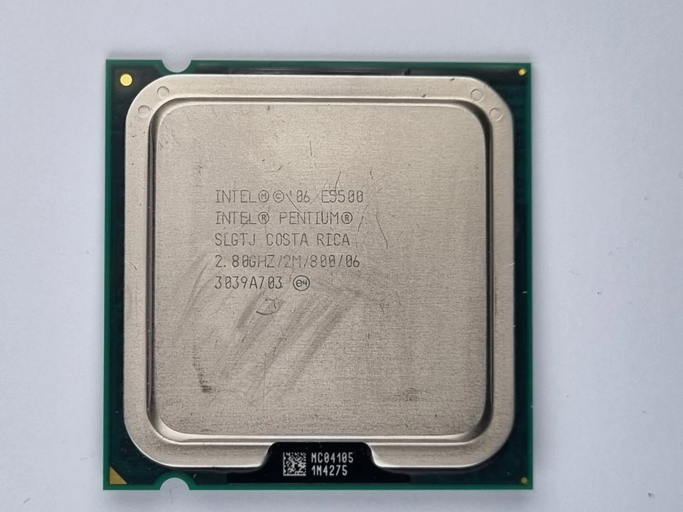 Processor, Intel Pentium E5500, SLGTJ, Costa Rica, 2.80GHZ, 3039A703. Intel Pent - Image 2 of 2