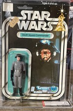 Star Wars Vintage 12 Back C Death Squad Commander AFA 75 80 75 85 1978 MOC