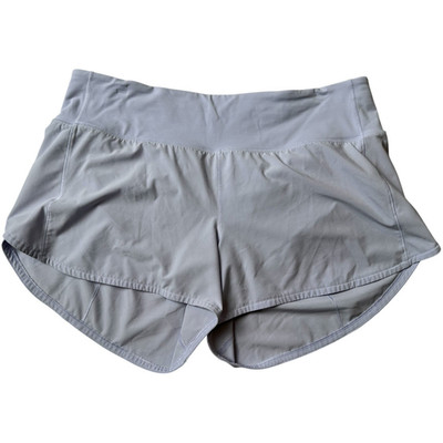 Lululemon Shorts Women 12 Serene Blue Speed Up High Rise Classic Fit Split 3.5''