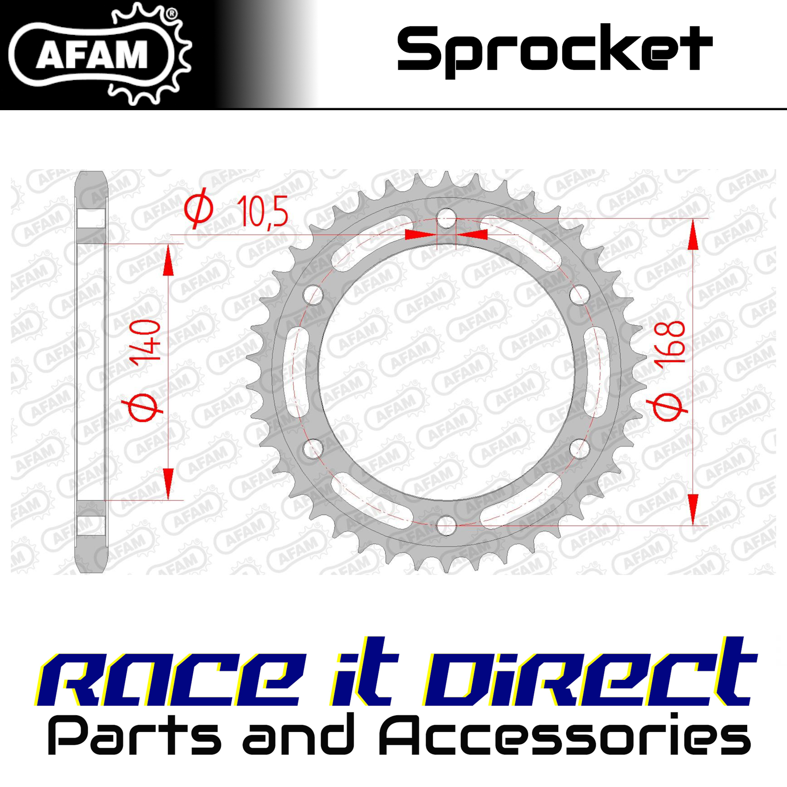 Sprocket for BMW F 800 GS Trophy 2012 42T Rear AFAM