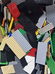 LEGO Bulk Lot Plates Flat 4x4 4x6 4x8 6x6 6x12 16x16 Baseplates 50 Pcs Parts