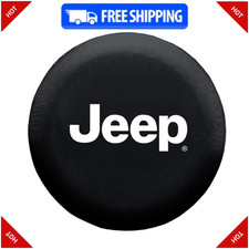 Jeep Premium Spare Tire Cover 3033 Black For Wrangler Jk Older Models