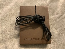 Louis Vuitton Waxed Cotton black Shoe Laces shoelaces Men’s dress shoe 2004-2007