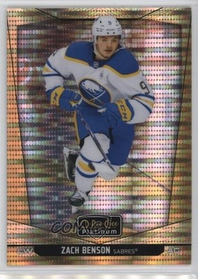 2024-25 O-Pee-Chee Platinum Seismic Gold 28/50 Zach Benson #186 11jd