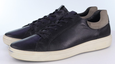 ECCO Soft 7 $150 Men's Casual Comfort Sneakers Shoes Sz EU 44 US 10-10.5 Leather