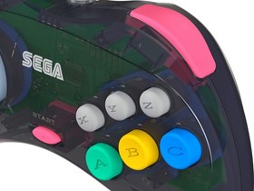 Retro-Bit Official Sega Saturn USB Controller Pad (Model 2) for Sega Genesis Min
