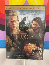 Troy DVD, 2005, 2-Disc Set, Full Frame Sealed Brad Pitt Orlando Bloom