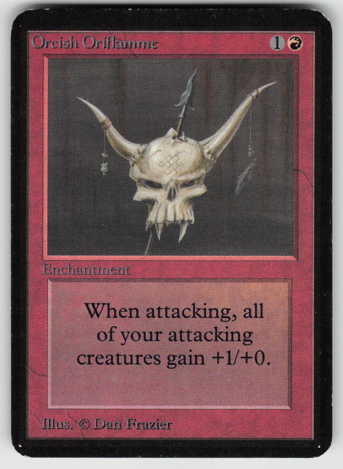 Orcish Oriflamme Alpha Edition Uncommon MAGIC: THE GATHERING