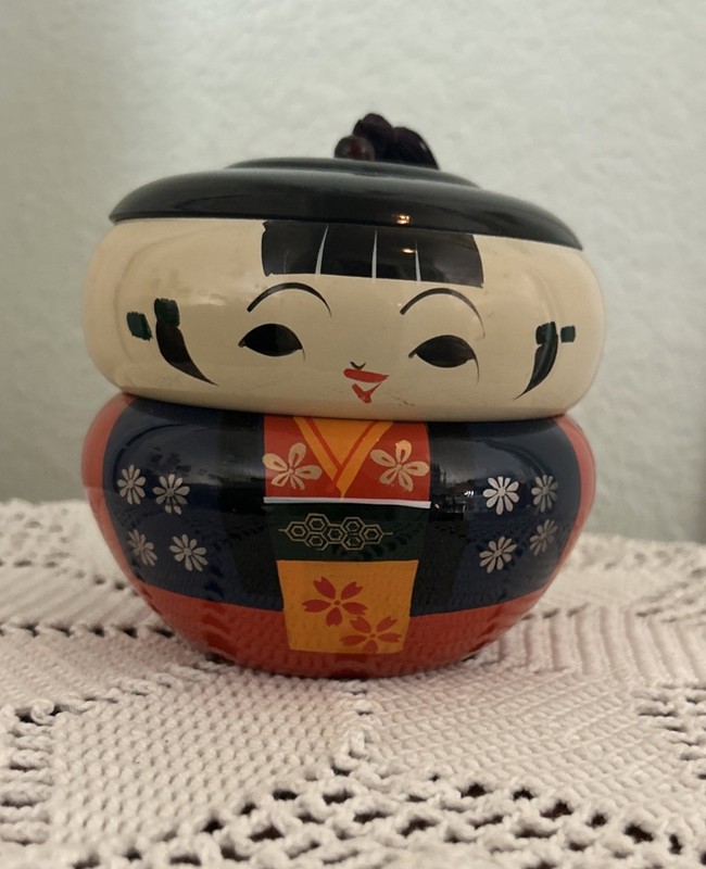 Vintage Traditional Japanese Nested Containers Lacquerware Made In Japan