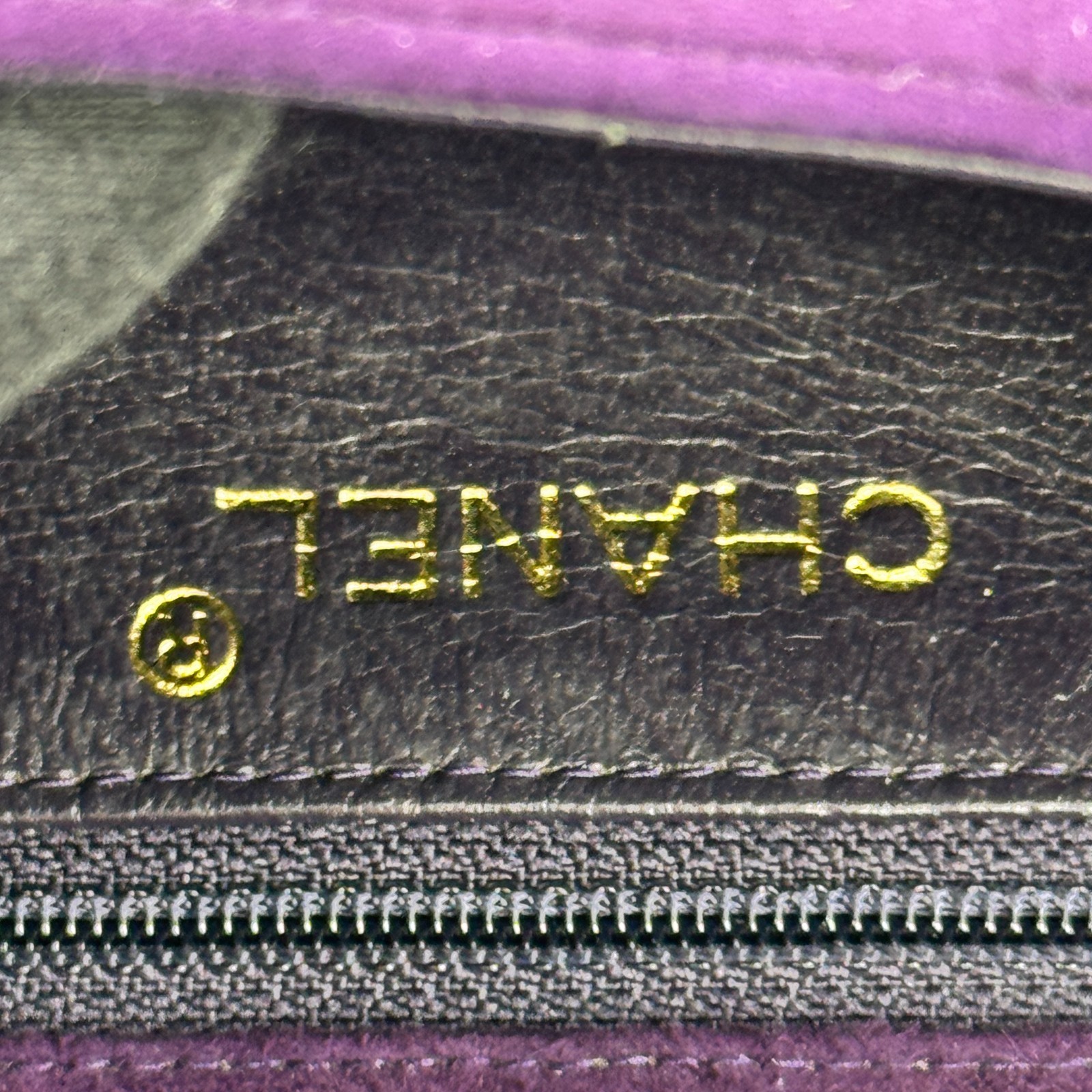 Auth CHANEL Coco Suede Purple Mini Chain Shoulder Bag JQ921 thumbnail 19