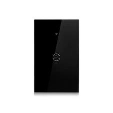 Tuya US Plug WiFi Smart Wall Switch No Neutral Wire Touch Sensor LED Light8152