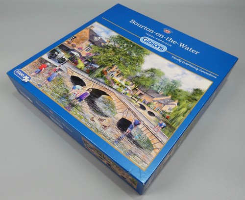 Gibsons 1000 Pcs Jigsaw Puzzle 'BOURTON-ON-THE-WATER' Terry Harrison - Complete - Picture 5 of 9