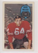 1970 Kellogg's 3-D Super Stars Dave Wilcox #28 HOF 3v8