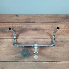 Vintage PIVO Bicycle Handlebars Silver Chrome Road Bike Racing Stems