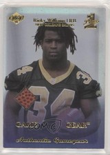1999 Collector's Edge 1st Place Rookie Gamegear /500 Ricky Williams #RG5 0v1