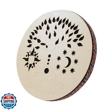 summvox 8INCH Ocean Drum,Water Stream Drum,Rain Disk "Water-Fall",Sound Heali