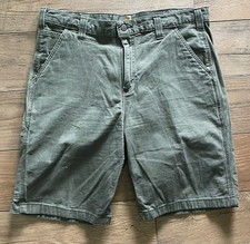 Carhartt Mens Relaxed Fit Canvas Shorts SIze 36 Brown Workwear