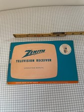 Vintage Zenith Television Receiver Manual