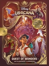 Disney Lorcana Quest Of Wonders Illumineers Lorebook W/ PROMO IN HAND