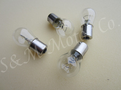 4 LUCAS 382 BULB TURN SIGNAL 12V 21W BA15S 99-1192 TRIUMPH BSA NORTON