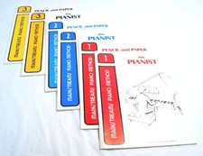 Piano Method: Pianist  Books 1-3 Paper  Pencil 1973 Mainstreams See Details