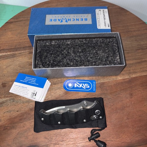 Benchmade 484 Nakamura M390 Folding Knife Rare Discontinued