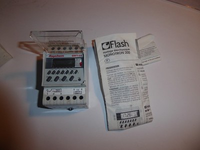 FLASH Monotron 200 110-240VAC Schaltuhr Digital RAYCHEM QWT-04 ovp NEU TOP