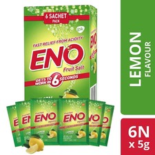 SEL DIGESTIF FRUITS ENO CITRON à base de plantes 5 gm chacun 6 sachets pour r...