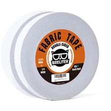 Breliter Double-Sided Fabric Tape 2 Rolls - 65FT Length, No Sewing or Ironing